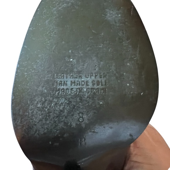 Retro Chunky Heel Penny Loafer in Black & White by Rush Hour, Size 8 - Picture 13 of 13